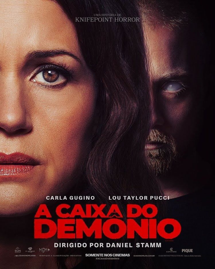 Pôster oficial de "A Caixa do Demônio", novo filme da Diamond Films