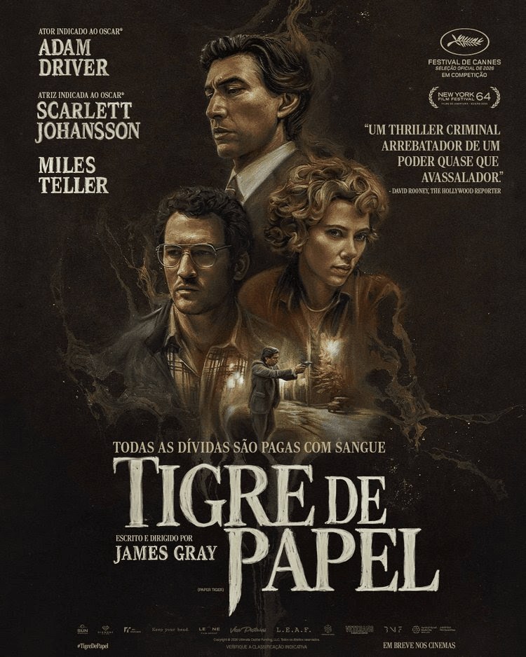 teaser pôster de tigre de papel